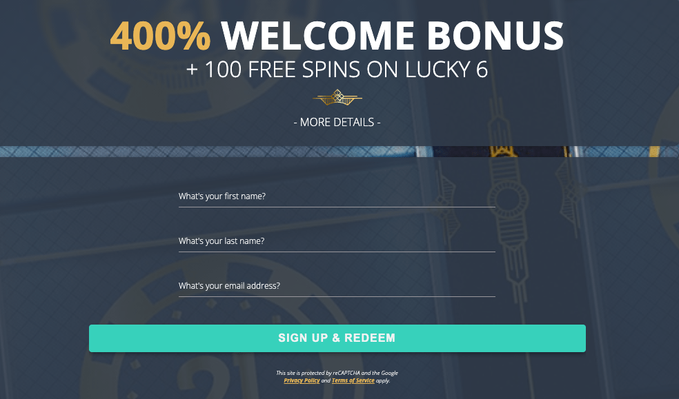 Roaring 21 Bonus banner desktop
